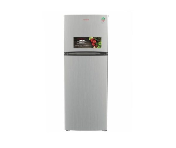 Vitron VDR128DS 128L Double Door Refrigerator- Silver