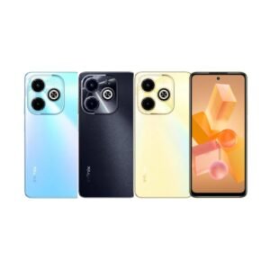Infinix Hot 40i RAM: 4GB, ROM: 128GB, Android 13, 5,000 mAh,Main Camera: 50MP + 0.08MP Selfie Camera: 32MP Display: 6.6 inches, IPS LCD, 90Hz