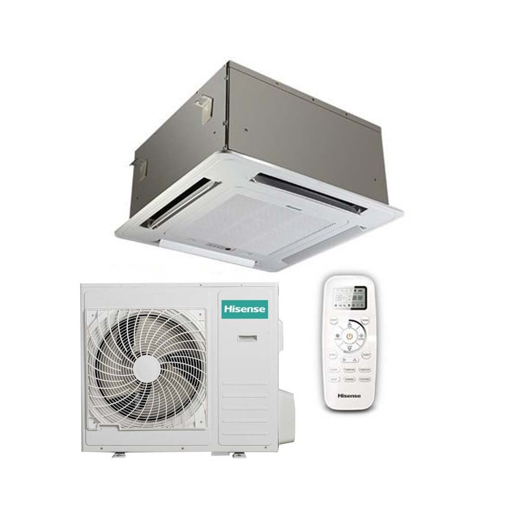 Hisense 24000 BTU Ceiling Cassette Air Conditioner AUC-24HR4SJA/AUW-24H4SF