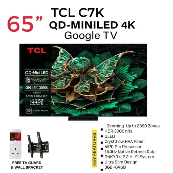 TCL 65C7K – 65 Inch 4K QLED TV