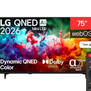 LG 75QNED72B6LA 75 Inch QNED 4K AI Smart TV